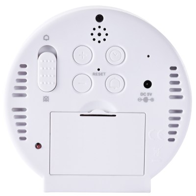 Acctim IL Giro 1.4" Round LED clock with USB in White