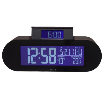 Acctim Kian LCD Alarm clock in Soot