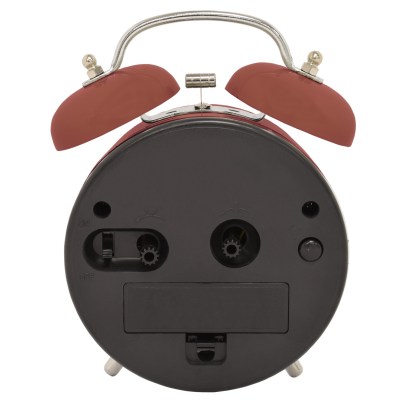 Acctim Hardwick Soft Coral Double bell alarm clock