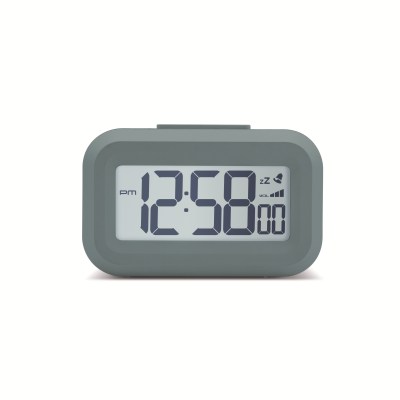 Acctim Kitto LCD Alarm clock in Mineral Blue