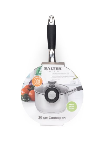 Salter Stainless Steel Saucepan 20cm
