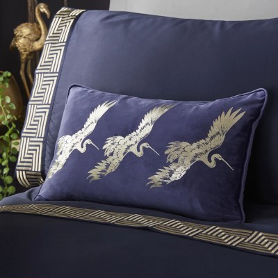 LLB Qing Navy 28x48cm Cushion Cover