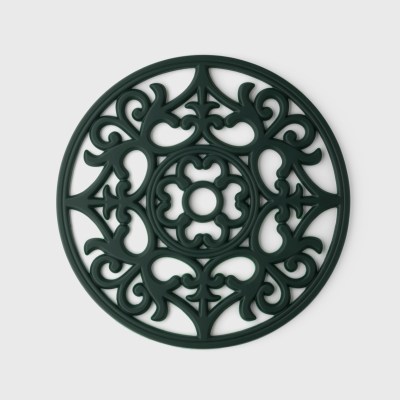 Taylors Vintage Round Silicone Trivet & Placemat - Green