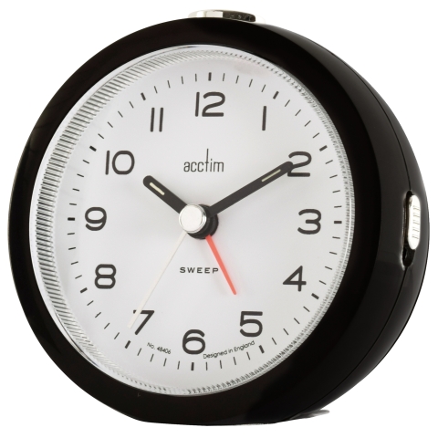 Acctim Neve Sweep Alarm clock in Raven