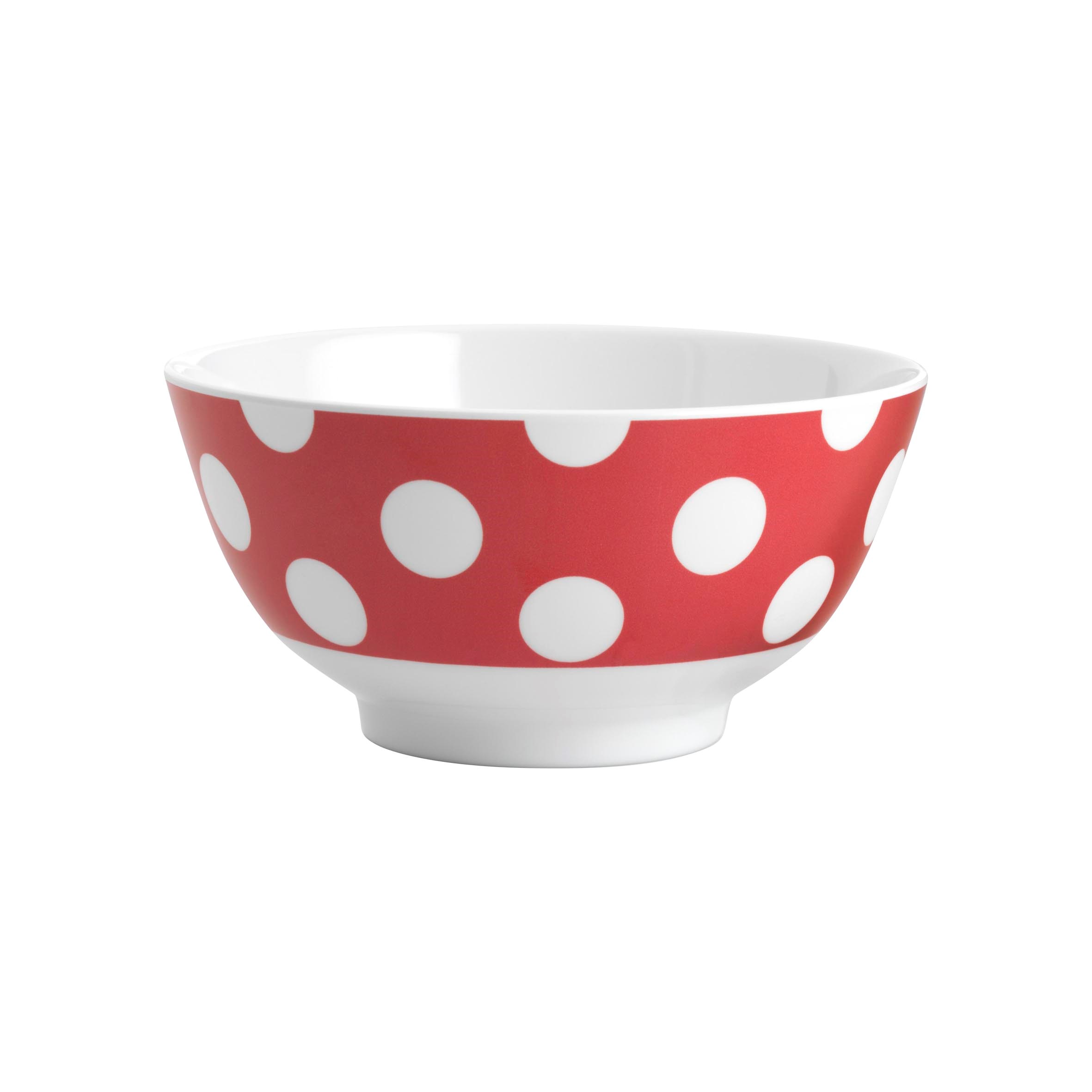 jab-white-dots-on-red-bowl-15cm-kerr-cowan