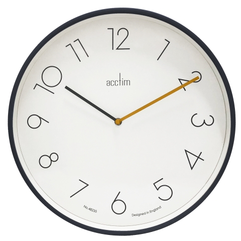 Acctim Kista 40cm wall clock in Volcano