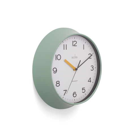 Acctim Rhea 29cm wall clock in Cool Mint