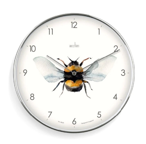Acctim Society Bee 30cm wall clock