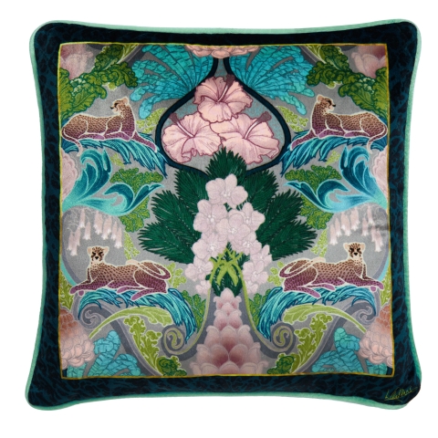 LLB Suburban Jungle Teal 43x43cm Cushion Cover