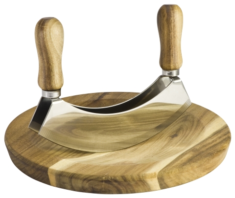 Taylors Mezzaluna Acacia Wood Round Board - XCT57AC