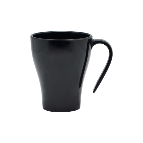 Jab Gelato Solid Black Stacking Mug 330ml